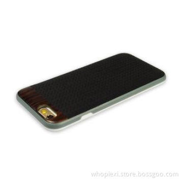 Black Leather Cell Phone Case / luxury leather mobile phone